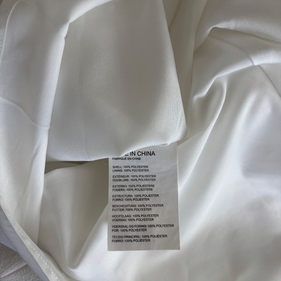 Club Monaco LASHELL A-line Mini Dress - White Size 00 - Picture 9 of 11